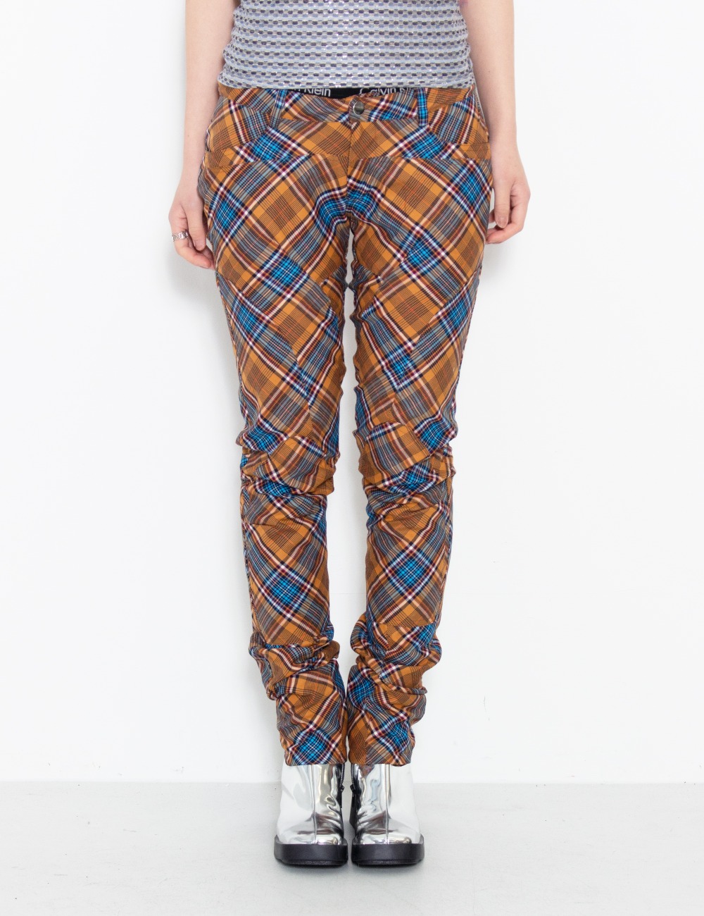 RAWR PANT_MUSTARD PLAID