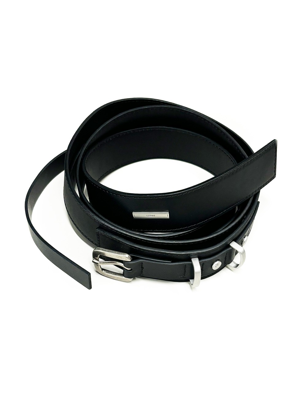 TWIN STRAPS BELT_BLACK