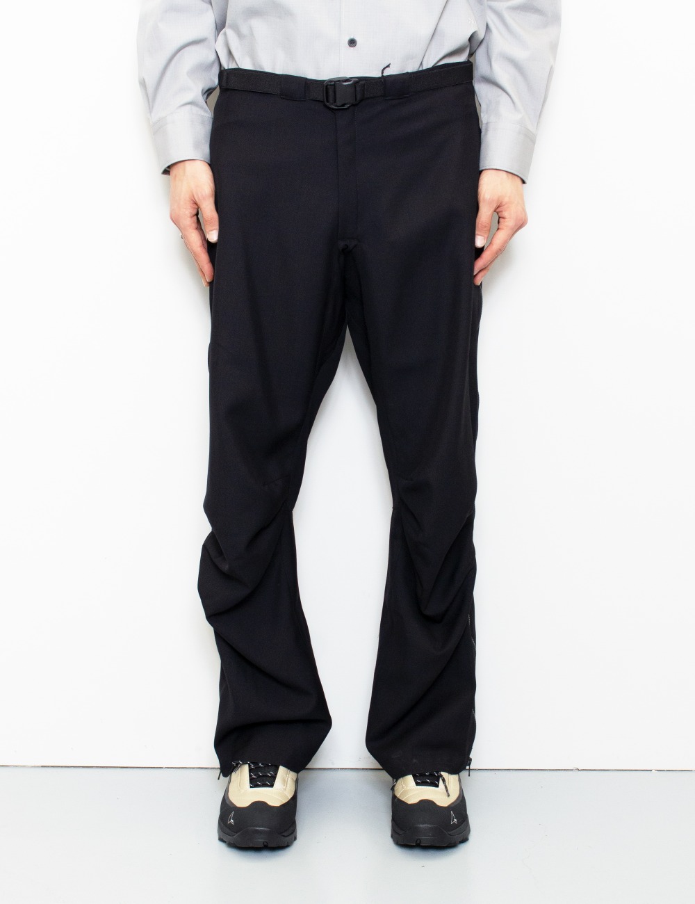 WOOL ARC PANTS_BLACK