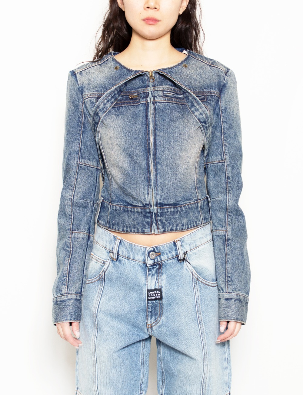 WASHED DENIM JACKET_BLUE