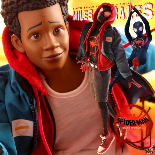 [입고완료]핫토이 MMS567 스파이더맨:뉴 유니버스 마일스 모랄레스 Spider-Man: Into the Spider-Verse - 1:6 Miles Morales Figure