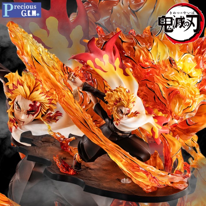 [잔금결제전용][입고완료] 메가하우스 Precious G.E.M. 시리즈 귀멸의 칼날 렌고쿠 쿄쥬로 화염의 호흡 제5의 형 염호 Precious G.E.M.Series  Demon slayer：Kimetsu no Yaiba Kyojuro Rengoku  Flame Breathing Fifth Form：Flame Tiger
