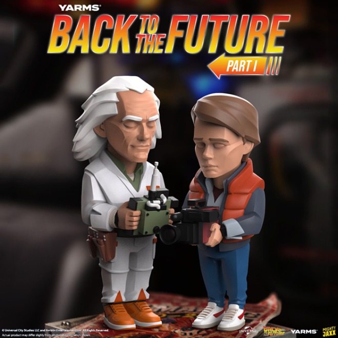 [입고완료]Mighty Jaxx 백투더퓨쳐 닥터 브라운&amp;마티 맥플라이 2종세트(한정판) Mighty Jaxx Back to the Future: Doc Brown &amp; Marty McFly by YARMS