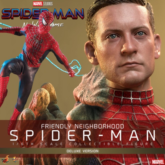 [3월 14일 입고예정] 핫토이 MMS662  1/6 스파이더맨: 노 웨이 홈 다정한 이웃 스파이더맨(디럭스 버전) Hot Toys MMS662  Spider-Man: No Way Home - 1/6th scale Friendly Neighborhood Spider-Man (Deluxe Version)