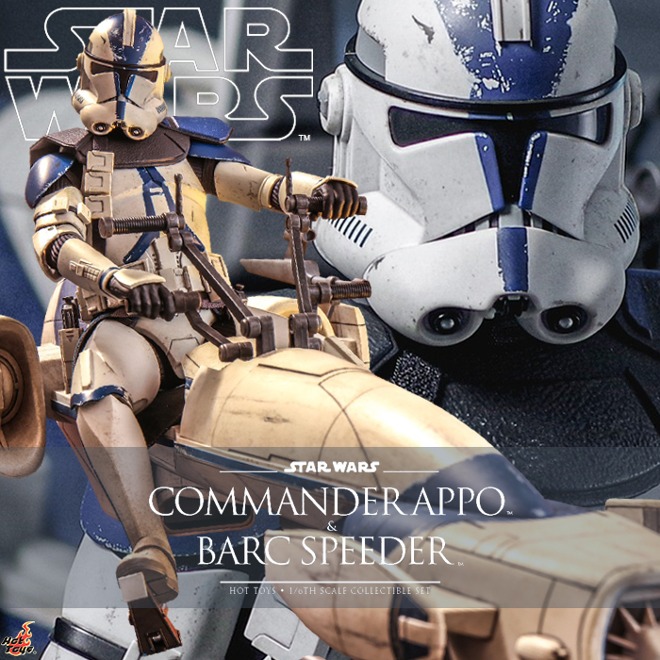 [잔금결제전용][입고완료] 핫토이 TMS076 1/6 스타워즈: 클론 전쟁 커맨더 아포&amp;BARC 스피더 세트 Hot Toys TMS076 Star Wars: The Clone Wars™ - 1/6th scale Commander Appo™ and BARC Speeder™ Set