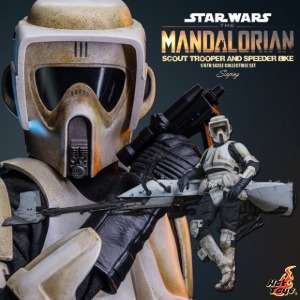 [입고완료]핫토이 TMS017 스카웃트루퍼 바이크세트THE MANDALORIAN SCOUT TROOPER AND SPEEDER BIKE 1/6TH SCALE COLLECTIBLE SET