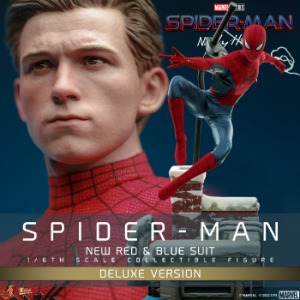 [6월 27일 입고예정] 핫토이 MMS680 1/6 스파이더맨 노 웨이 홈 스파이더맨(뉴 레드&amp;블루 수트)(디럭스 버전) Hot Toys MMS680 Spider Man No Way Home 1/6th scale Spider Man (New Red and Blue Suit)(Deluxe Version)