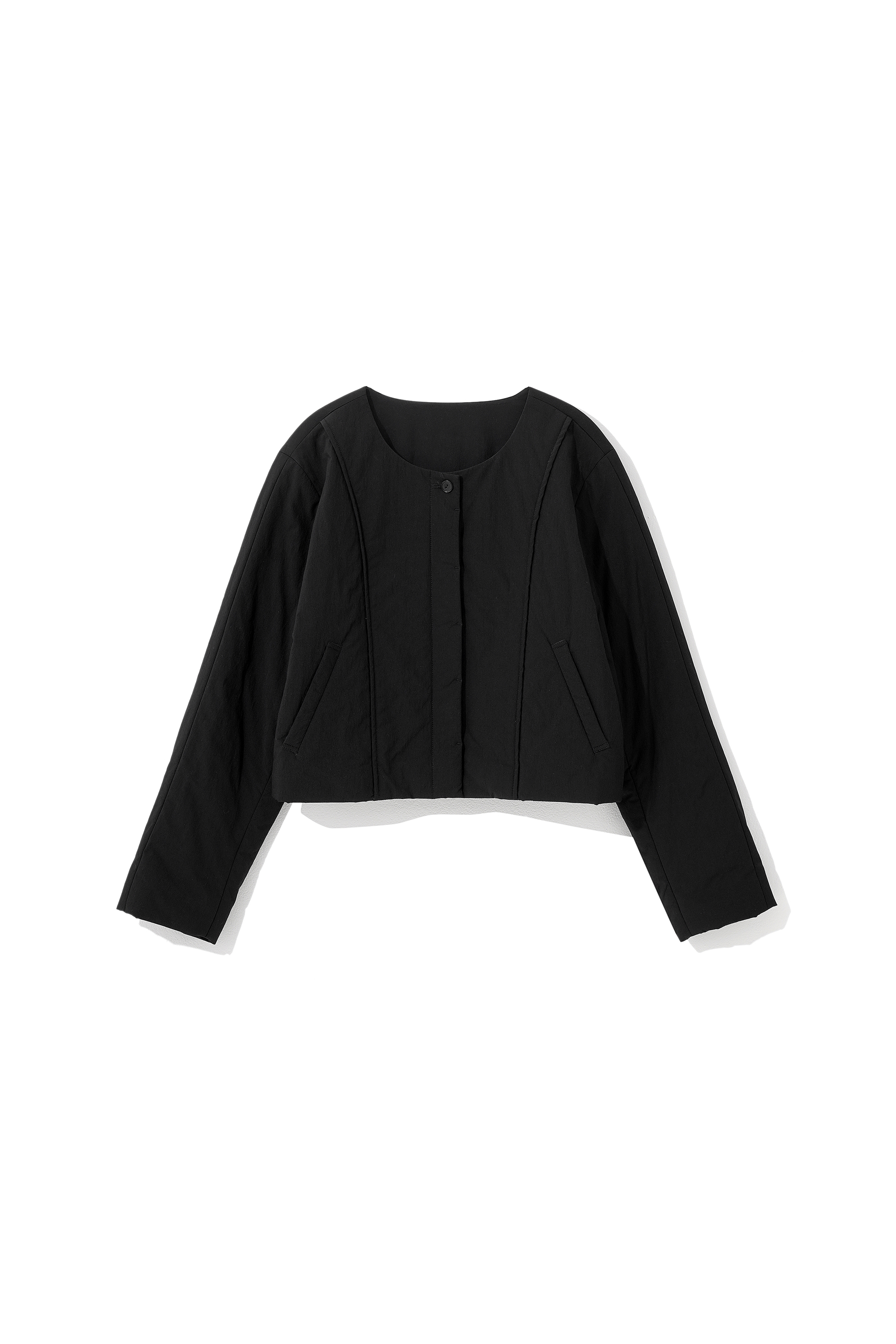 Momo Padded Collarless JK Black