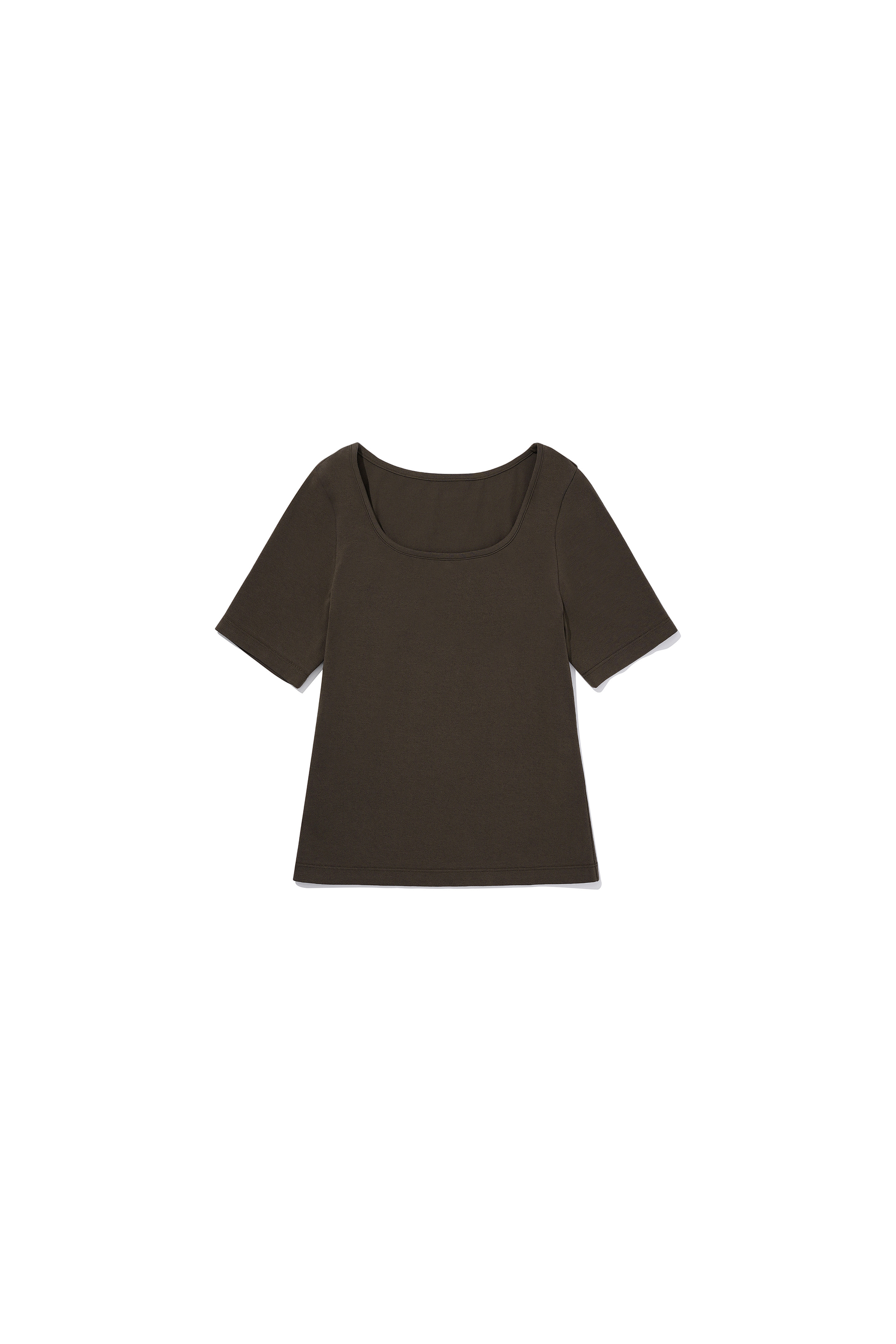 90&#039;s Mood Square-neck Top Brown [05.23(THU) 20:00 OPEN]