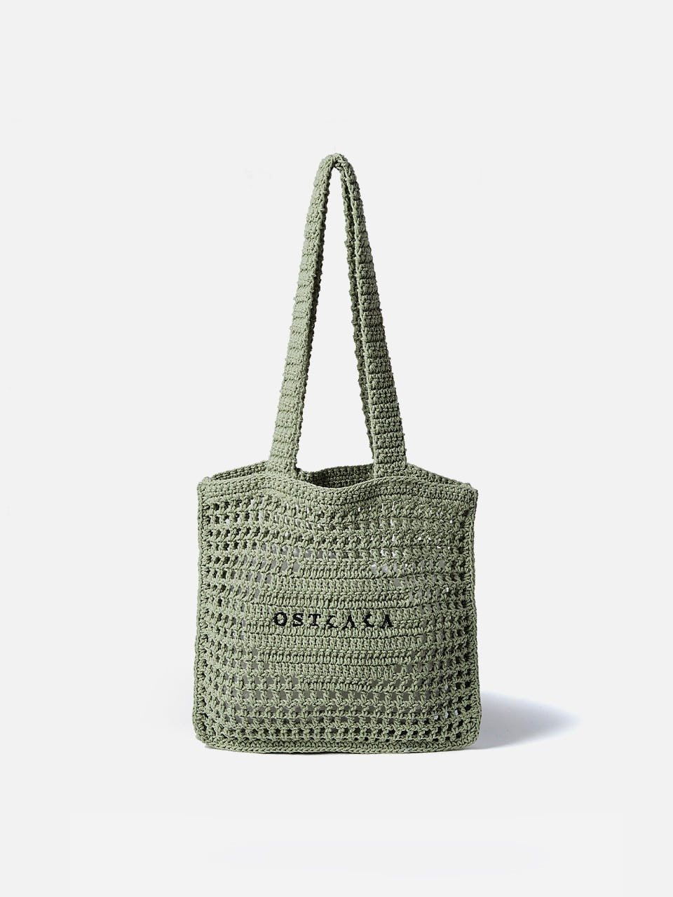 Zoey Logo Mesh Olive Cream