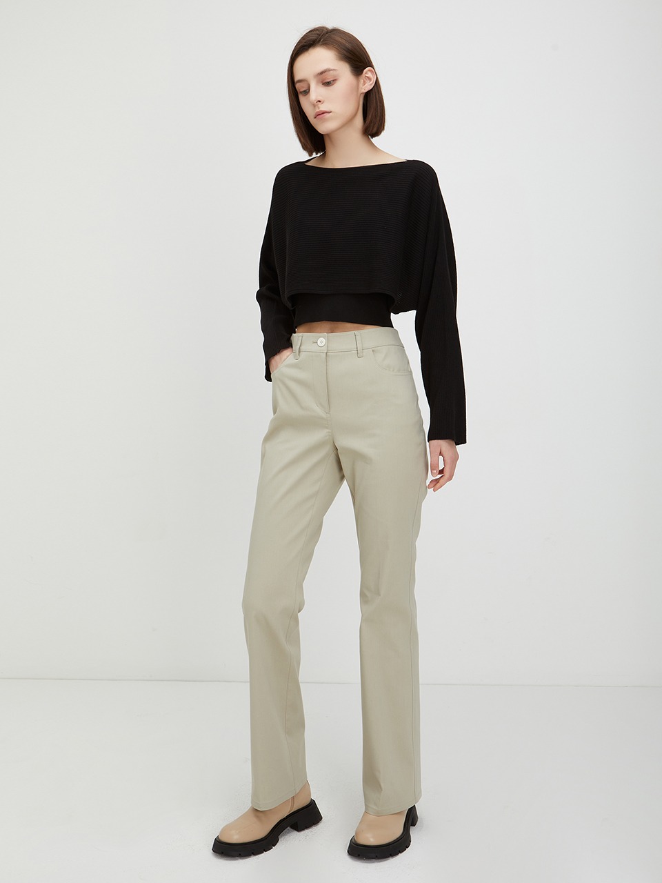 Deisa Flare Pants Sage Green