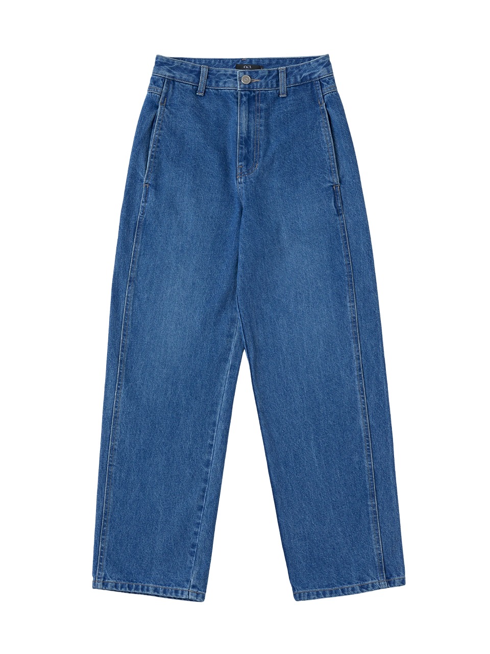 Barrel Denim Pants Blue