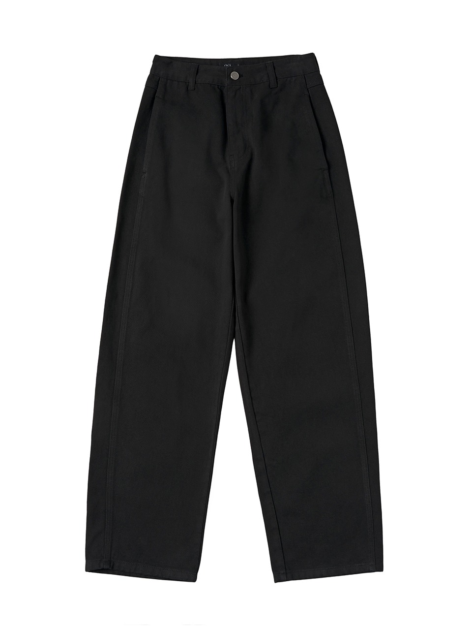 Barrel Denim Pants Washed Black