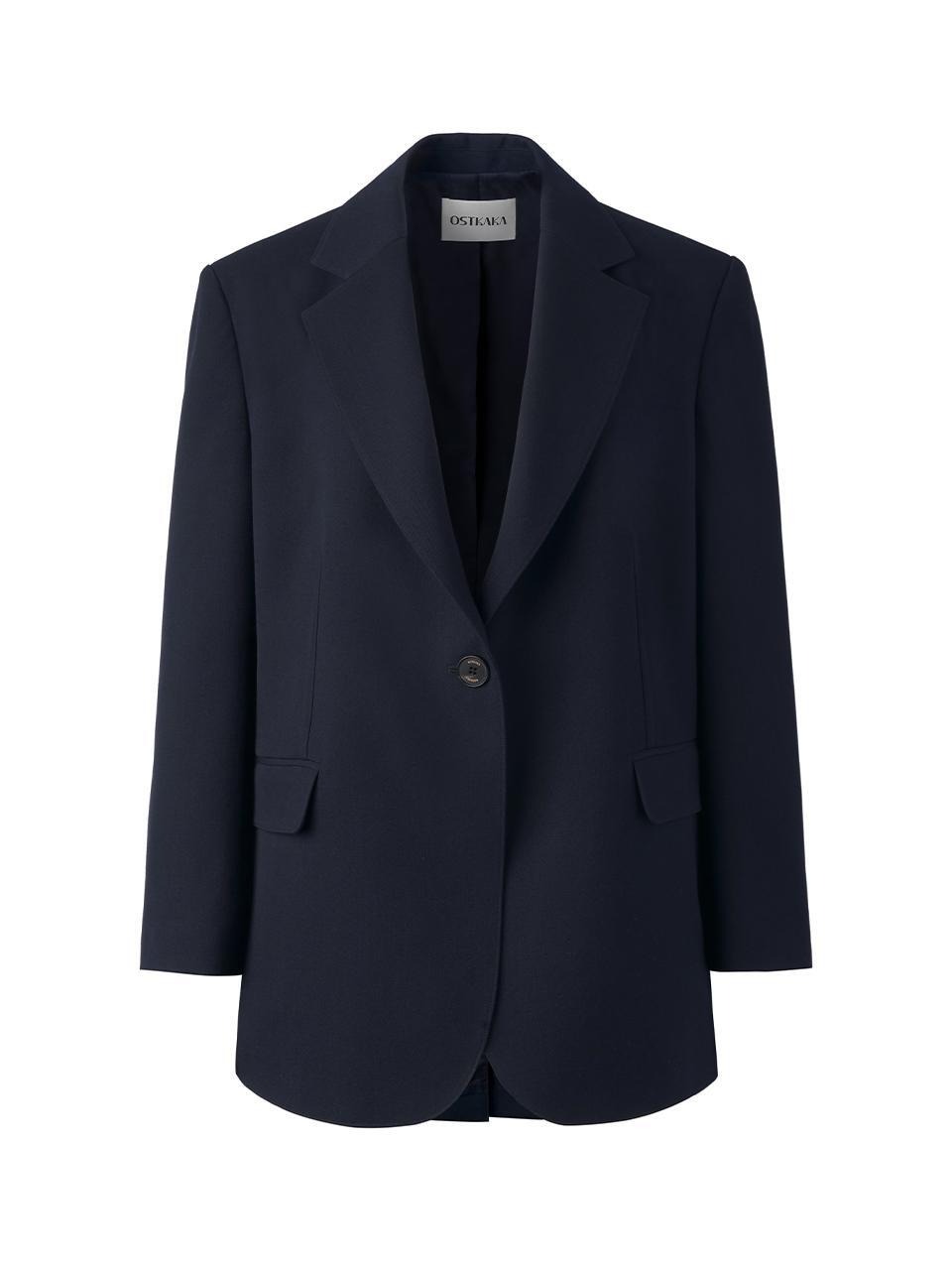 Primo Single Button Jacket Midnight Blue Tea