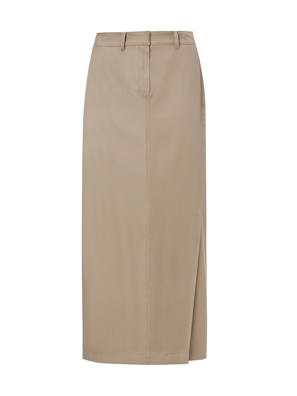 Megan Midi Skirt Beige