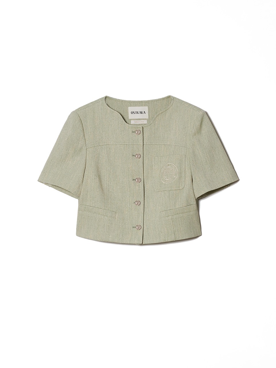 Coco Slub Linen Jacket Mint