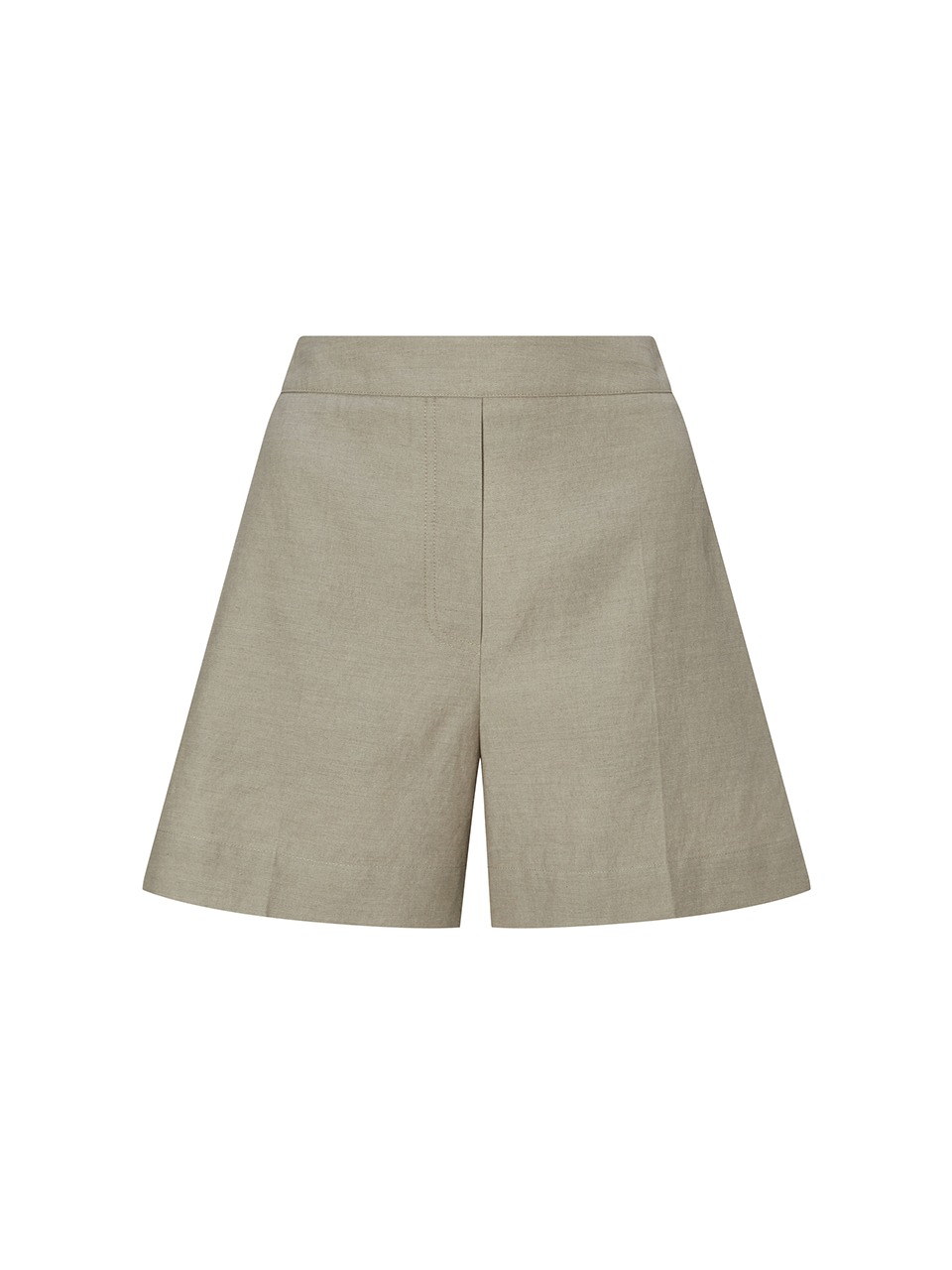 Linen Byxor Half Pants Greige