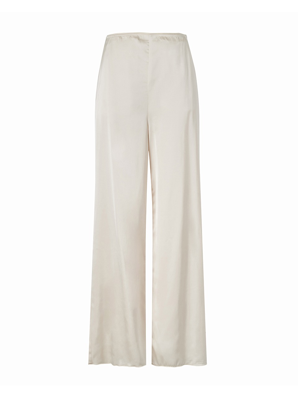 Lola Satin Pants Ivory Lace