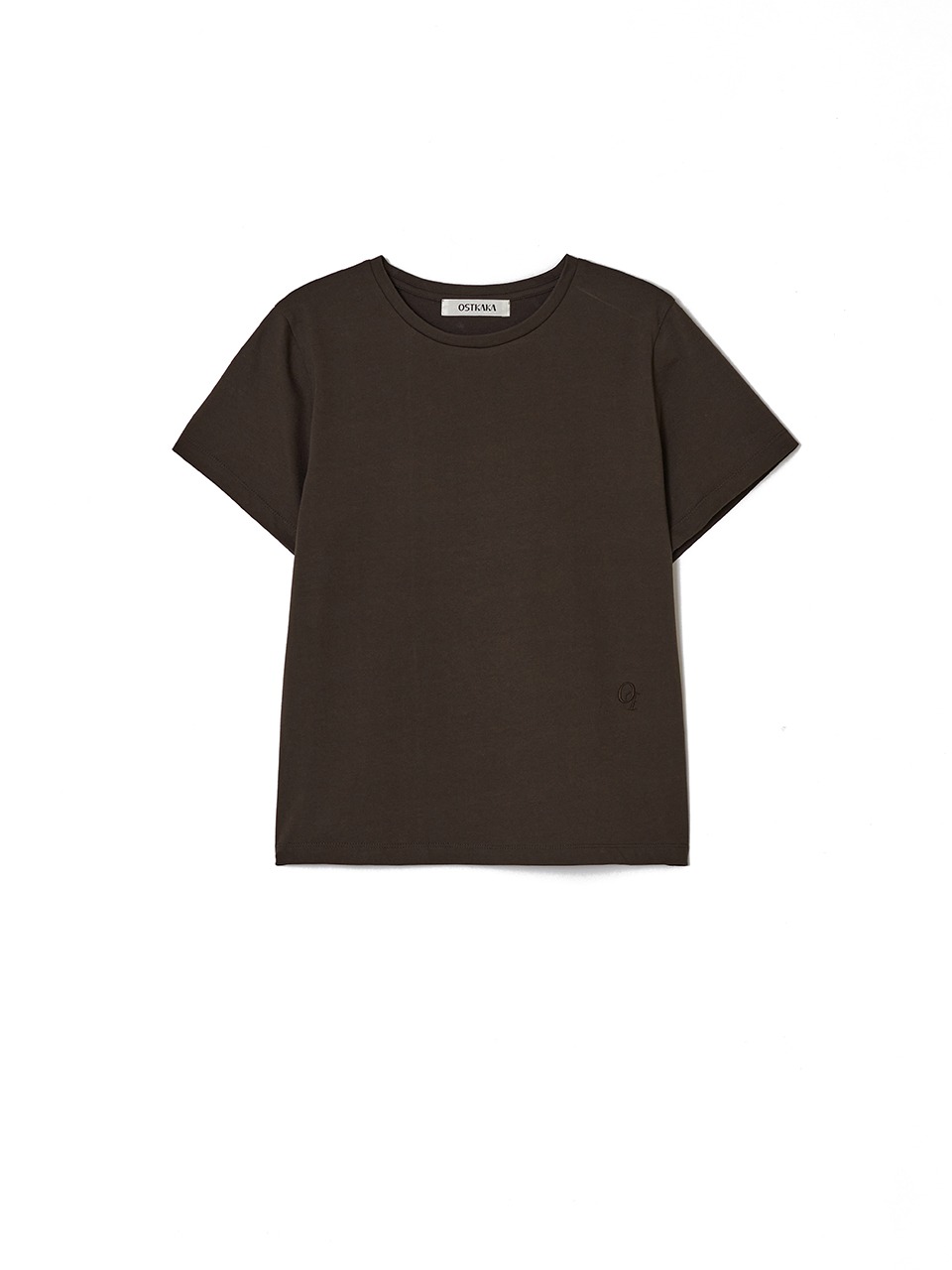 Essential Silket T-Shirt Dark Brown