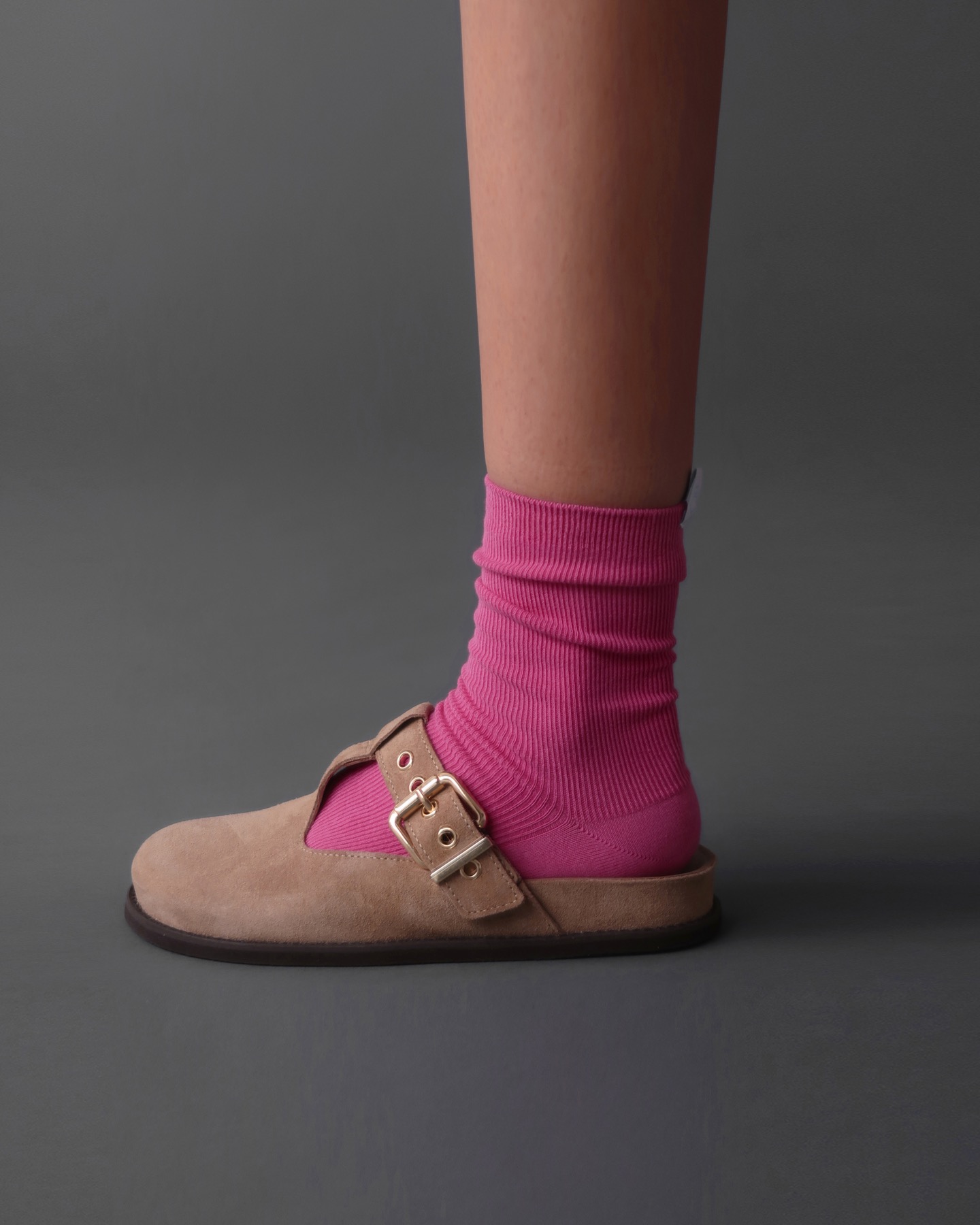 COLOR SOCKS _ DEEP PINK