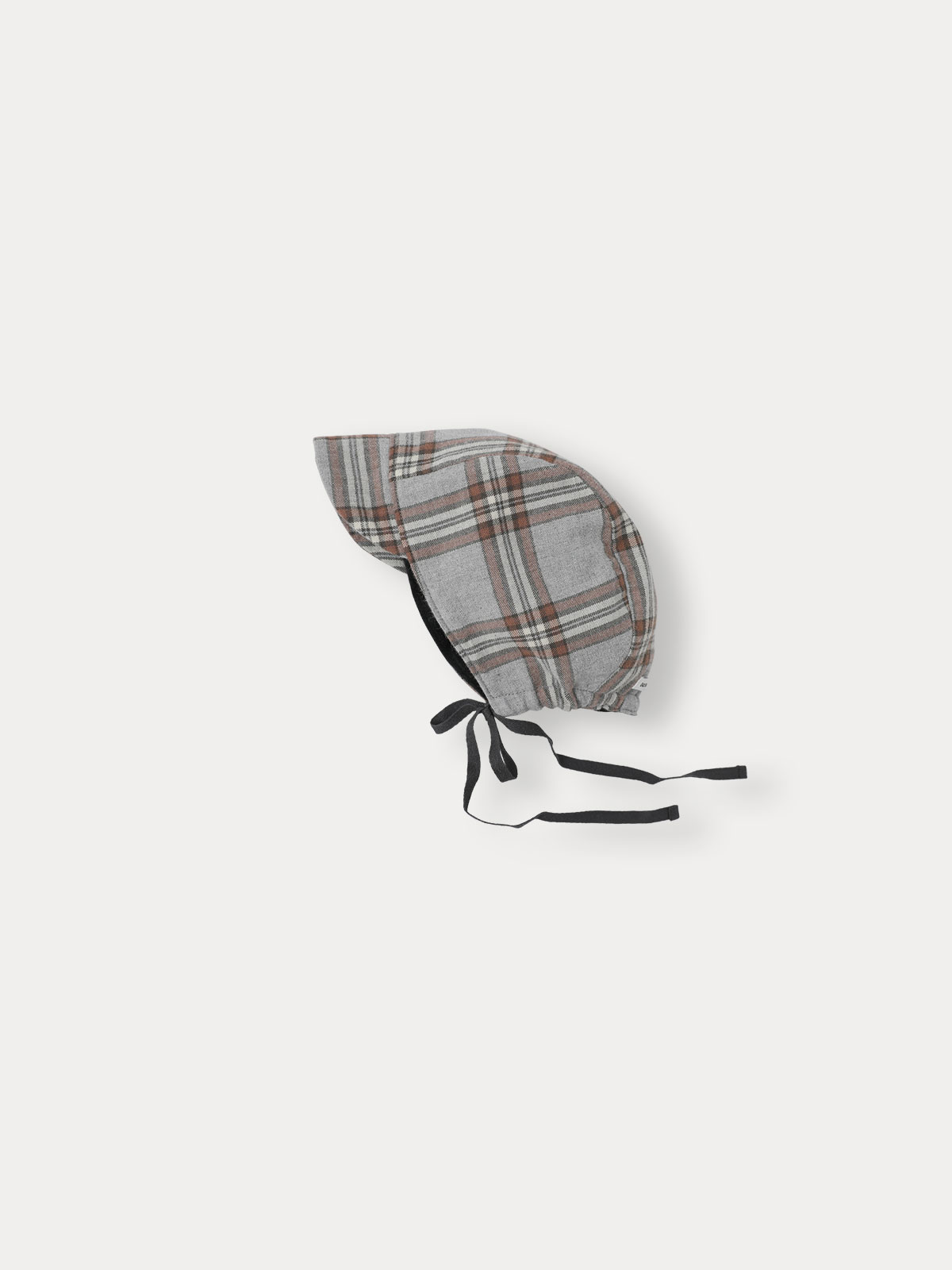 Burnis Check Bonnet, Melange Gray - 베네베네