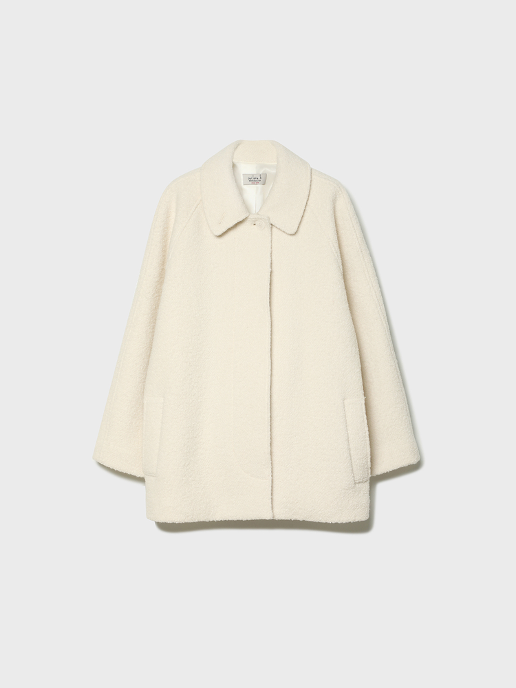 Coco Boucle Coat  [Ivory]