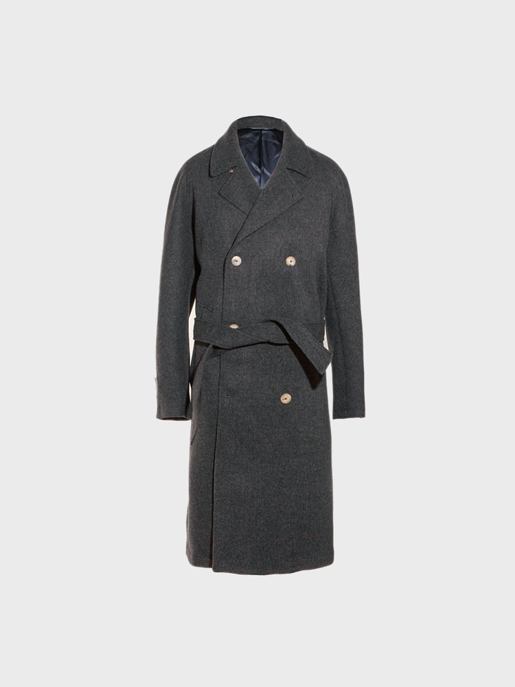 Grandad Coat  [Light Charcoal]