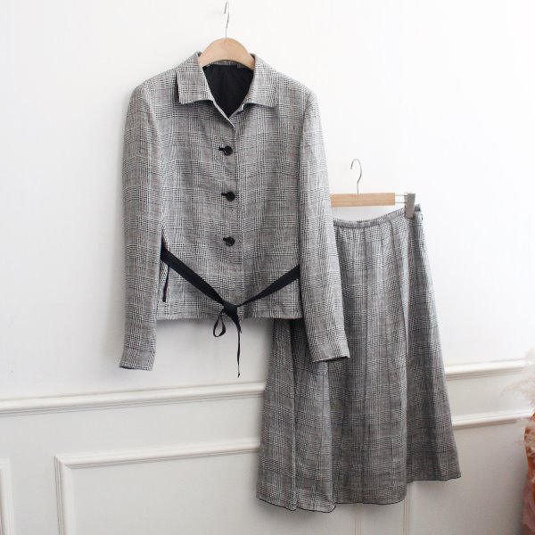 K.T KIYOKO TAKASE _ 100% LINEN TWO PIECE