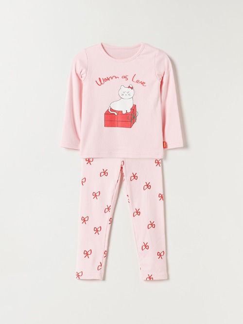 선물고양이 실내복 상하복 세트