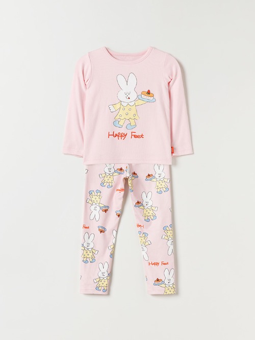 케이크토끼 실내복 상하복 세트