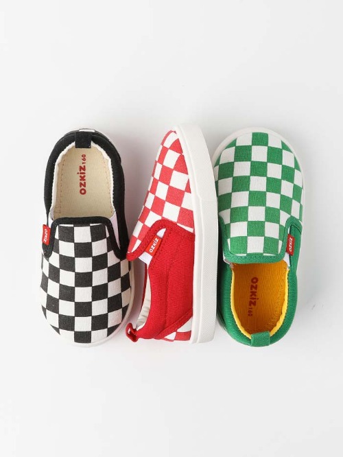 체크보더 슬립온