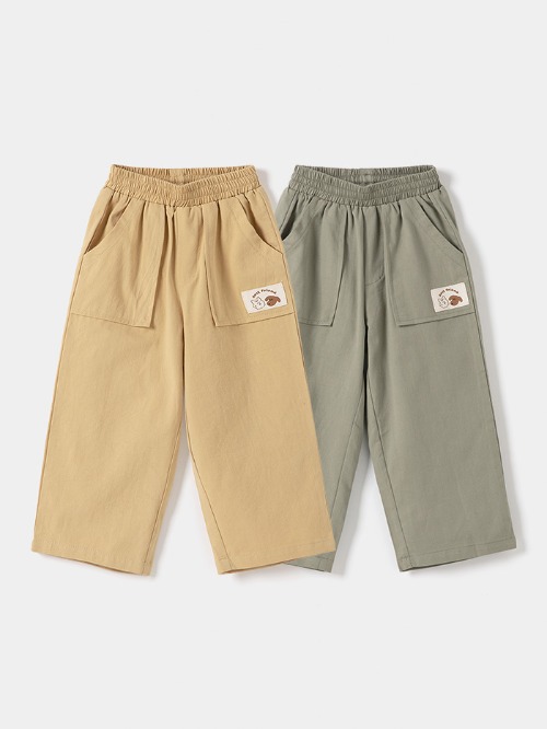 프렌즈라벨 밴딩 팬츠