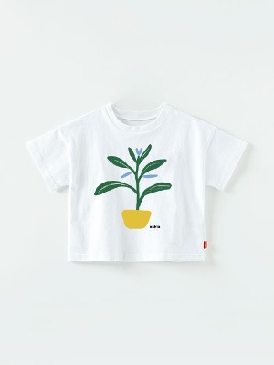 [신제품 5% 추가적립] 노란화분 반팔 아트웍 티셔츠
