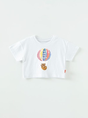[신제품 5% 추가적립] 하이쿼카 크롭 반팔 아트웍 티셔츠