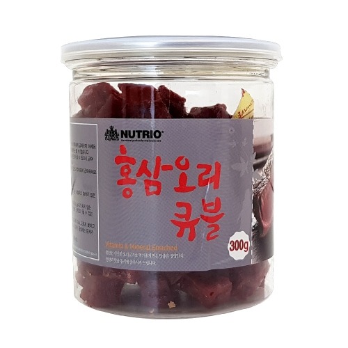 뉴트리오 홍삼오리 큐블 300g