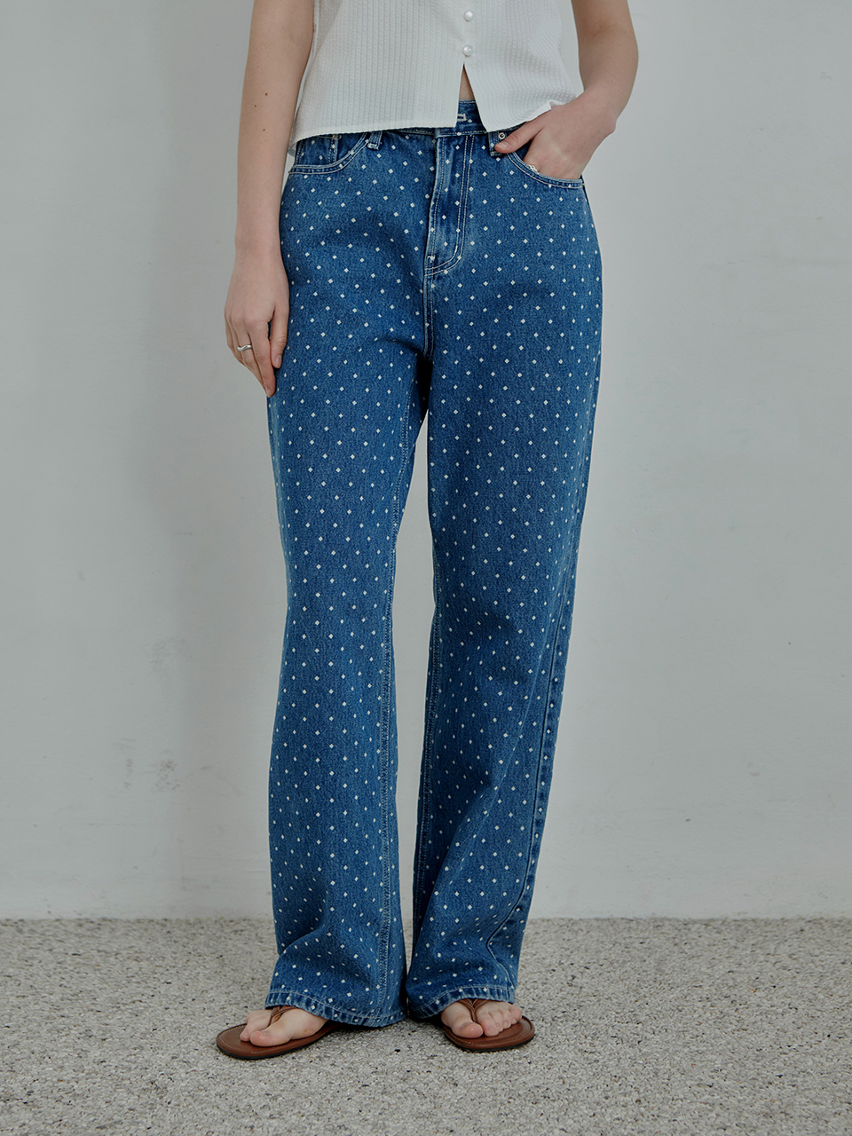 [WIDE] Starry Dot Jeans