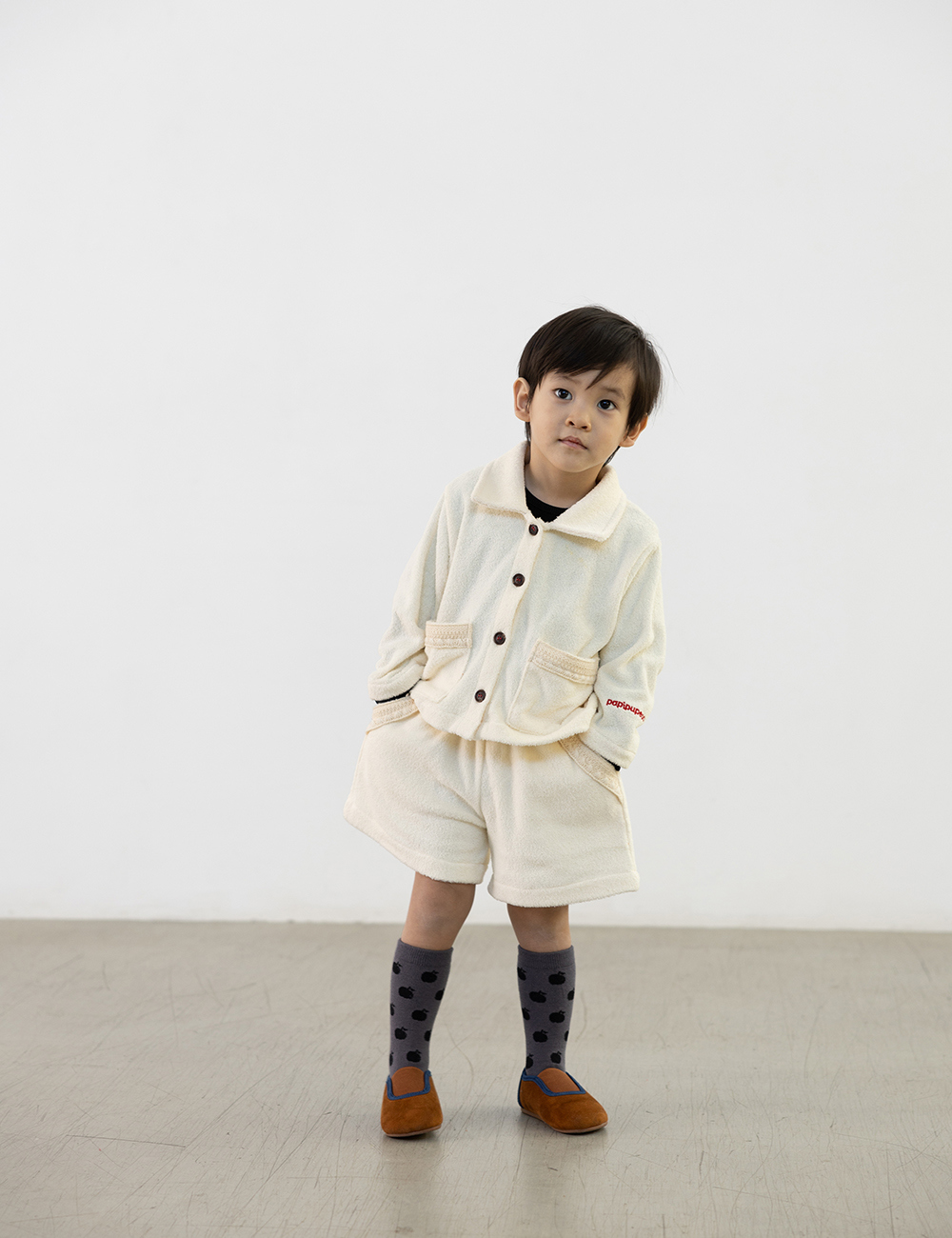 MUGU Terry Set-up - Tops & T-Shirts - Cotton & Hemp Orange