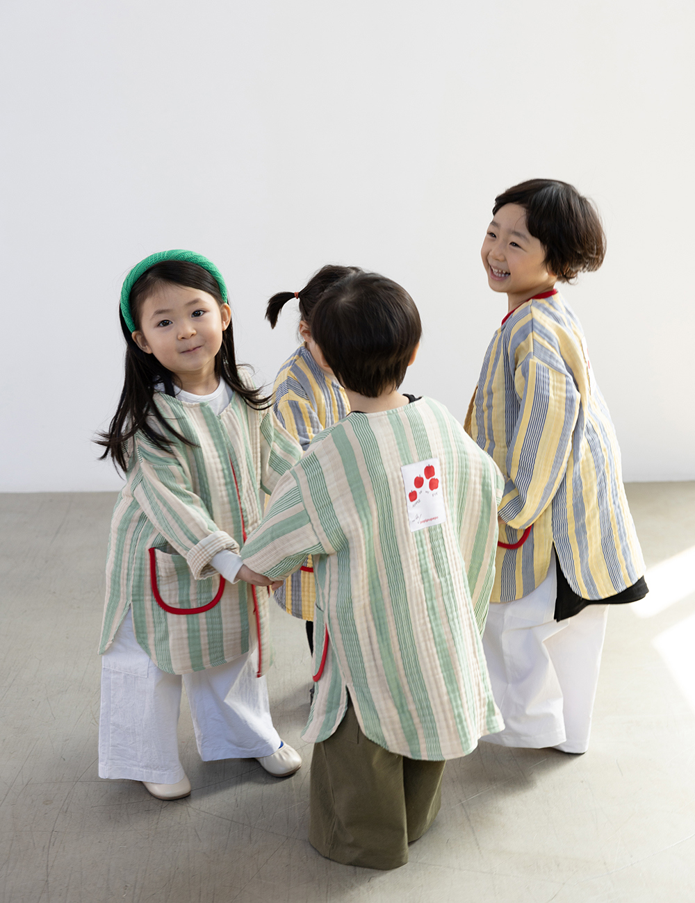 MUGU Flow Robe Jacket - Tops & T-Shirts - Cotton & Hemp Green