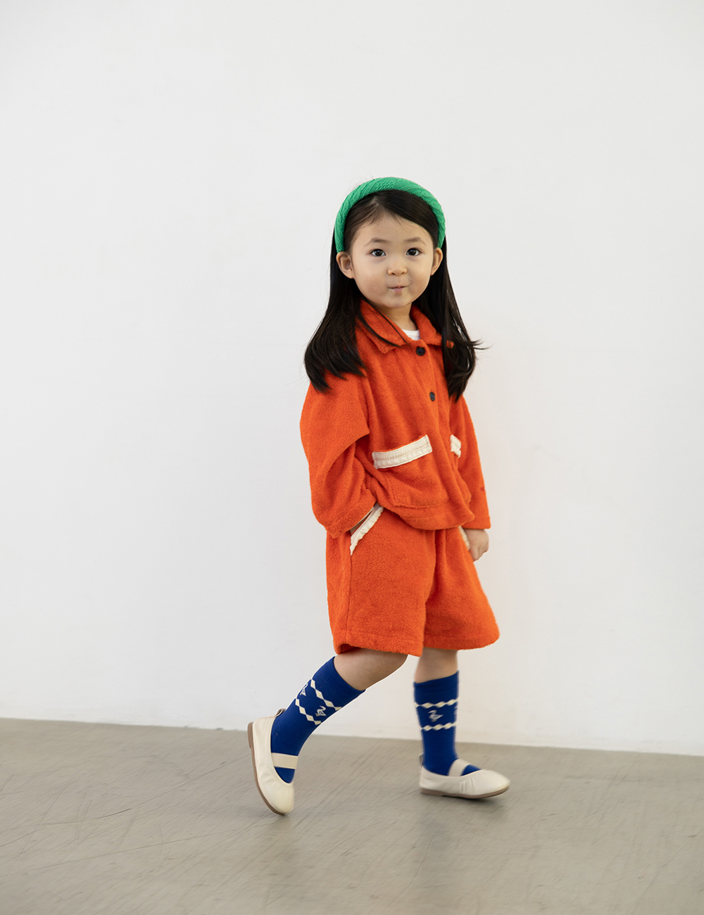MUGU Terry Set-up - Tops & T-Shirts - Cotton & Hemp Orange
