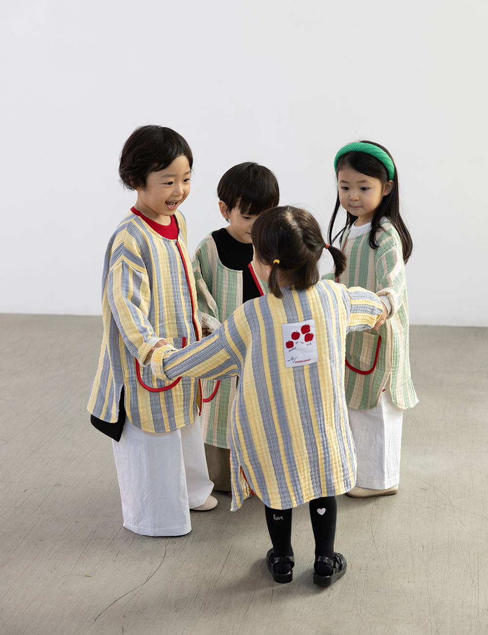 MUGU Flow Robe Jacket - Tops & T-Shirts - Cotton & Hemp Green