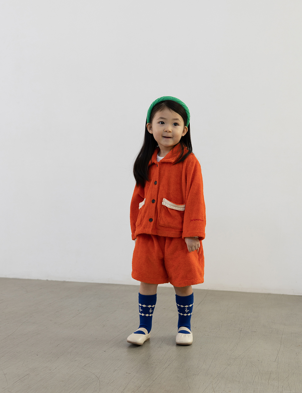 MUGU Terry Set-up - Tops & T-Shirts - Cotton & Hemp Orange