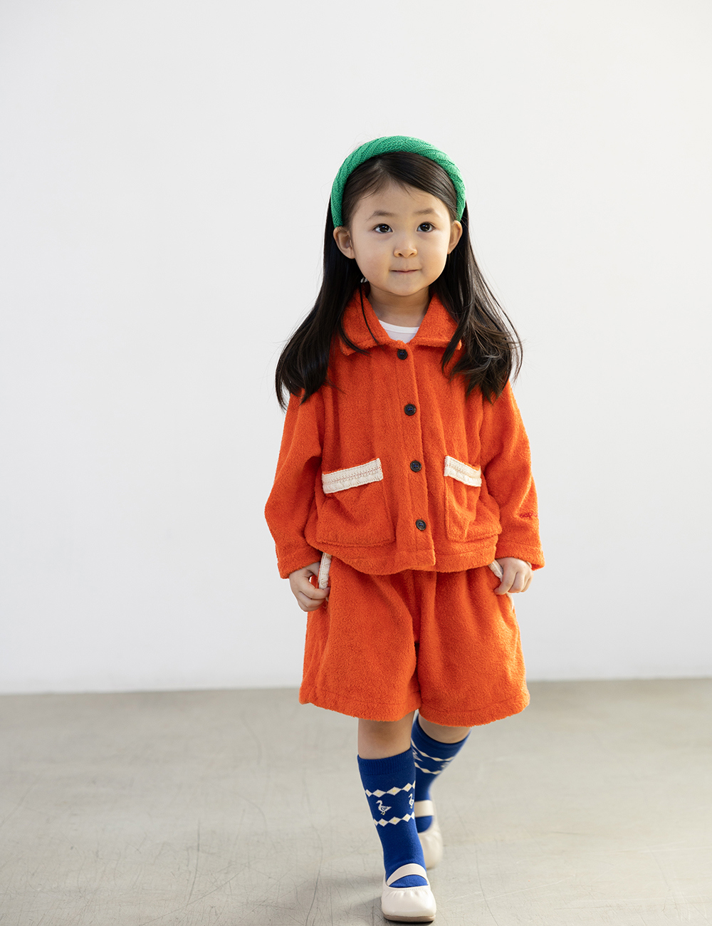 MUGU Terry Set-up - Tops & T-Shirts - Cotton & Hemp Orange