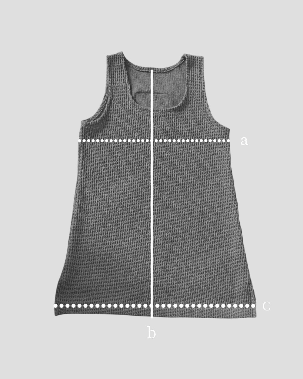 MUGU Long Knit Vest - Onesies - Other Materials Blue