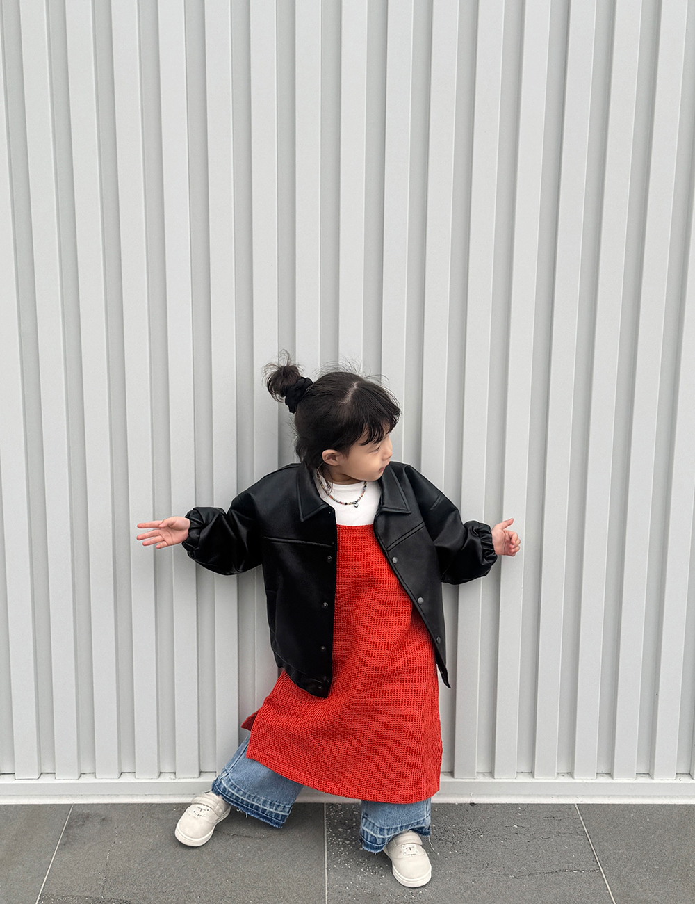 MUGU Long Knit Vest - Onesies - Other Materials Blue