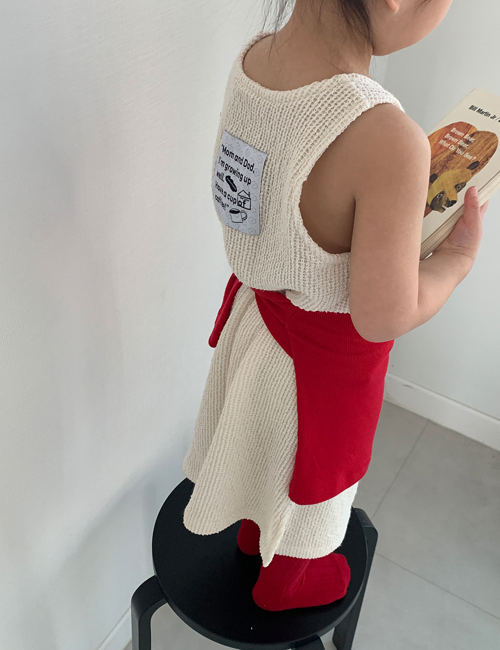 MUGU Long Knit Vest - Onesies - Other Materials Blue