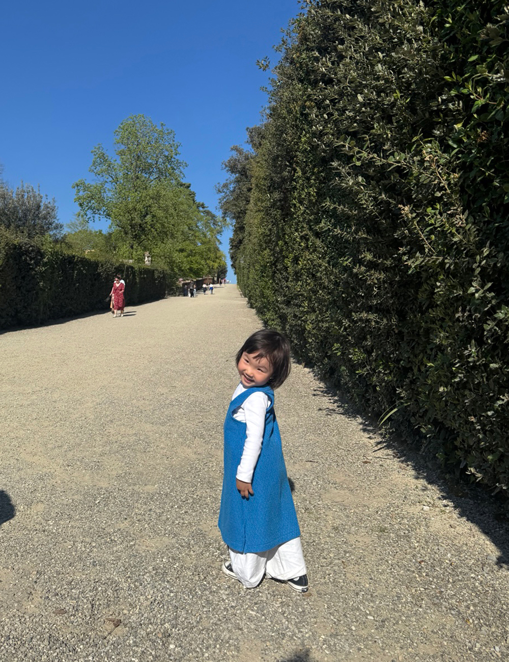 MUGU Long Knit Vest - Onesies - Other Materials Blue
