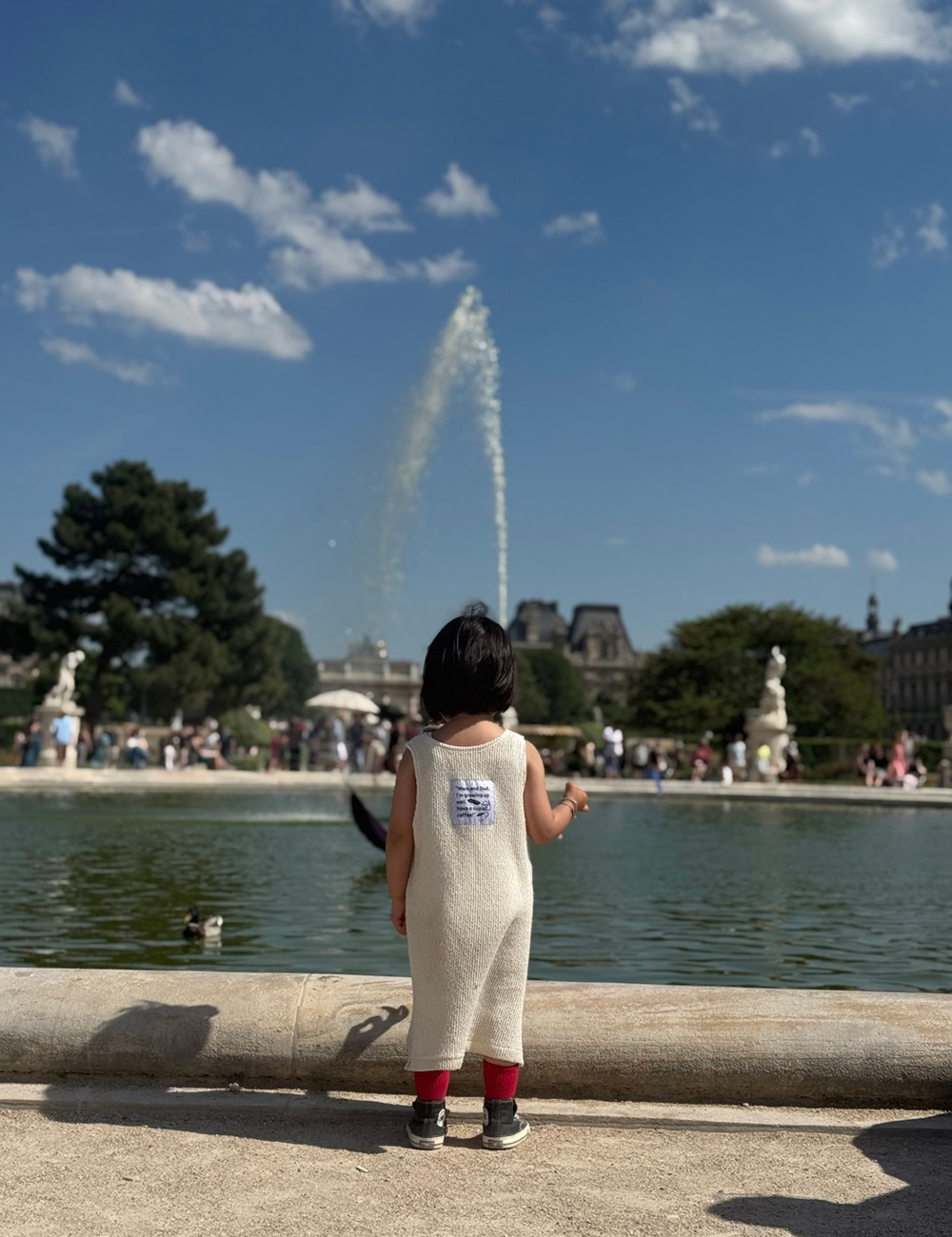 MUGU Long Knit Vest - Onesies - Other Materials Blue
