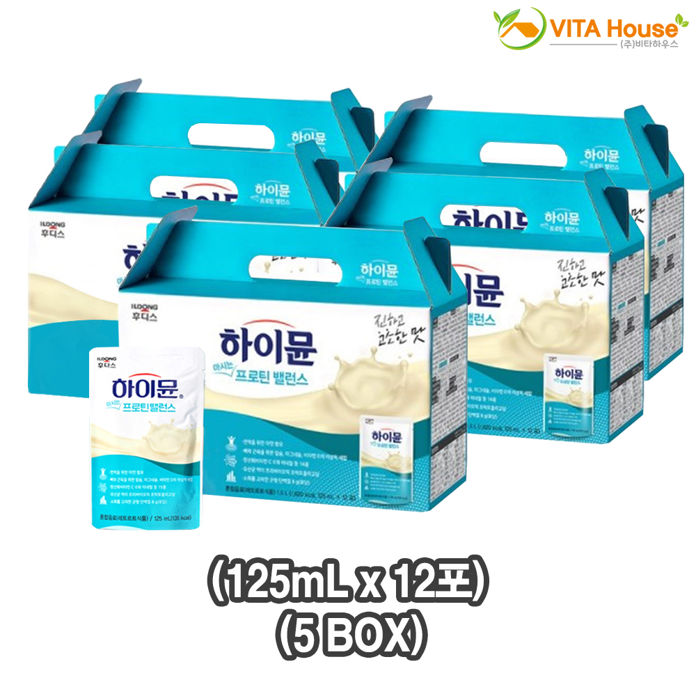 하이뮨 마시는 프로틴밸런스 5박스 (125ml x 60개) V