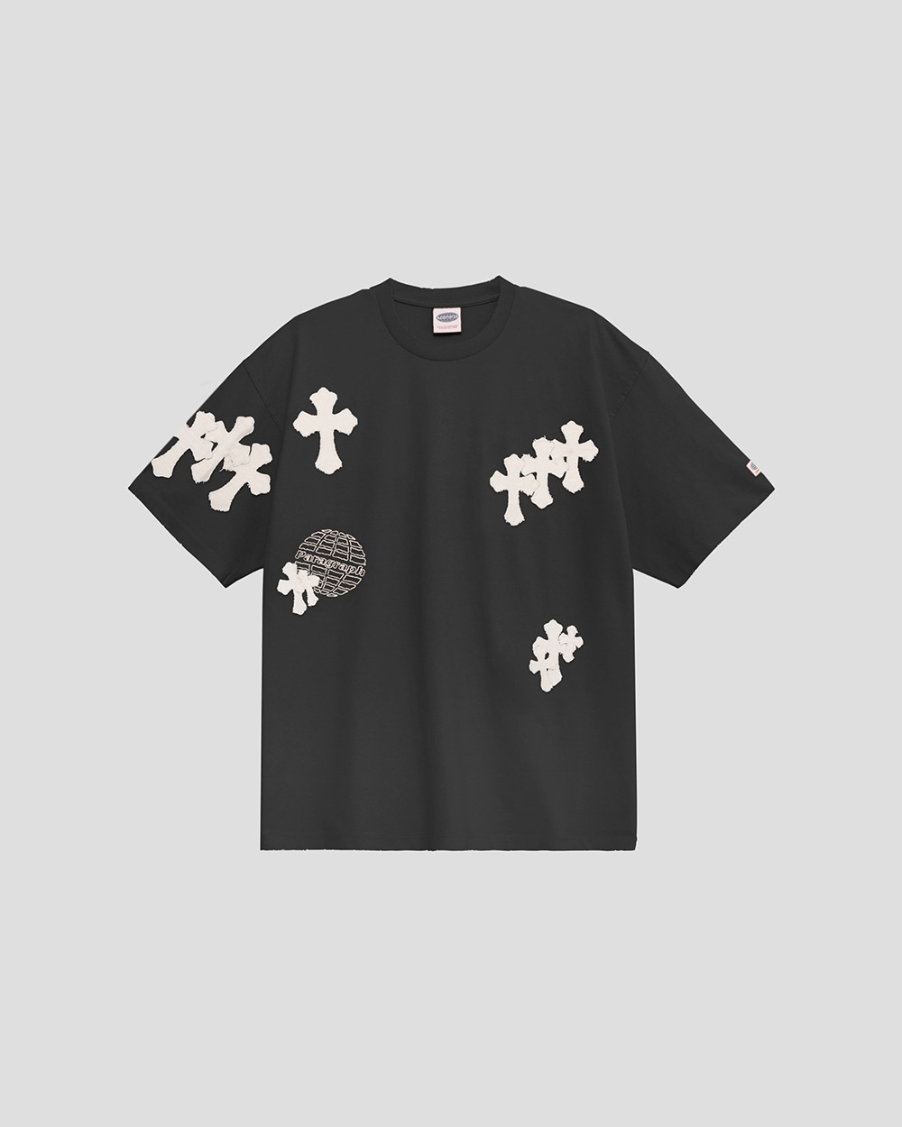 [PARAGRAPH] CROSS LOGO SHORT T-SHIRT/追跡付 paragraph cross logo T 5color - PARAGRAPH | 60% - Asian