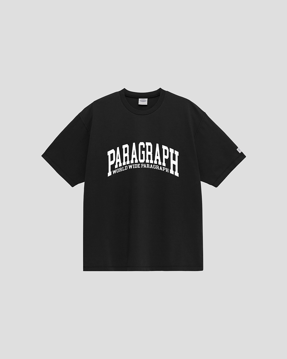 【Paragraph】25ss PARAGRAPH ARCH LOGO T SHIRT PARAGRAPH ARCH LOGO T SHIRT-BLACK - paragraph